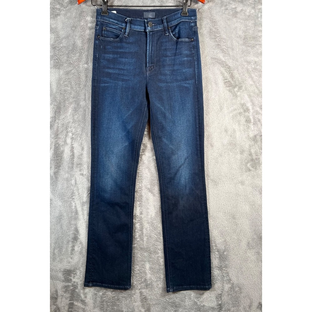 Mother Jeans 27x28 The Mid Rise Dazzler Ankle Now Or Never Dark Wash